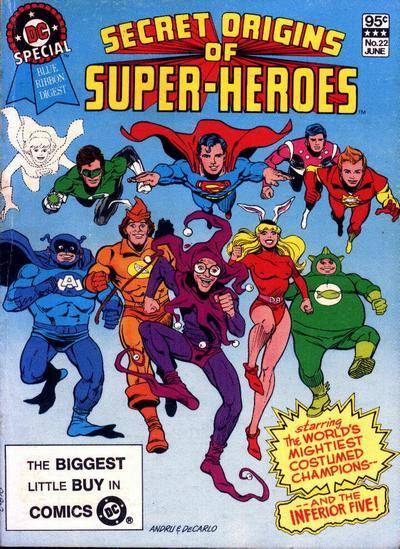 DC Special Blue Ribbon Digest #22: Secret Origins of Super-Heroes